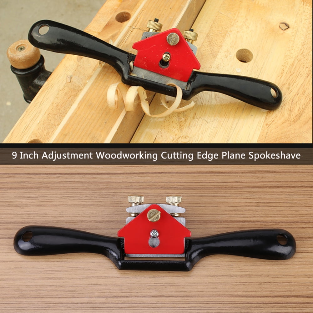 EECOO 9 Inch Adjustment Woodworking Cutting Edge Plane Spokeshave Hand