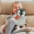 thumbnail image 2 of HUASHENG Adorable Plush Penguin Stuffed Animal Soft Huggable Toy (12" / 30cm), 2 of 9
