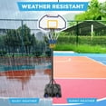 thumbnail image 3 of Best Choice Products Kids Height-Adjustable Basketball Hoop, Portable Backboard System w/ 2 Wheels - Blue/Yellow, 3 of 7