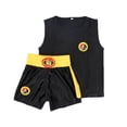 thumbnail image 3 of Ropa Sanda Artes Marciales Hombres y Mujeres Entrenamiento Traje de Boxeo Pantalones Cortos Niños Ropa Sanda Competición Adultos, 3 of 6