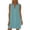 Mint Green, variant on Sleeveless V Neck Bathing Suit Coverups for Women Summer Swimsuit Bikini Beach Cover Ups Dress