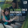 thumbnail image 4 of Lil’ Caddie Child Positioner for Golf Carts, 5-Point Positioner Designed to Secure Children in Golf Carts Under 15mph, Charcoal, 4 of 9