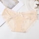 thumbnail image 4 of Gibobby Calzoncillos de encaje para mujer sexys Bragas para mujer Calzoncillos de algodón de encaje de cintura Bragas sexy(Beige,M), 4 of 5