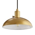 thumbnail image 3 of Hudson & Canal TL0718 Neo Brass Table Lampwith Spoke Wheel Pulley System, 3 of 12