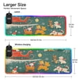 thumbnail image 3 of Retro Christmas Packaging Wireless Charging RGB Gaming Mouse Pad Large Keyboard Mat Rubber Base 13 Light Modes, 3 of 6