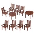 thumbnail image 5 of Miniature Table and Chair Set with Realistic Design for Decor 2Sets, 5 of 5