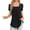 Black, variant on Lixiuxyad Womens Tops Tunic Summer Square Neck Short Sleeve T Shirt Cute Tees Casual Dressy Blouse Loose Fit,Beige L
