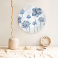 thumbnail image 5 of Bingfone Pale Blue Lotus Flowers Print Bone China Dinner Decorative Plates,Handmade Ceramic Dinner Plate with Stand for Home Club-10in, 5 of 6
