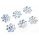 thumbnail image 3 of 300 piezas de confeti de copos de nieve, accesorio decorativo navideño, adorno navideño de copos de nieve (confeti de copos de nieve AB plateado de 25 mm), 3 of 8
