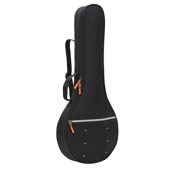 PTOOTP Lightweight Black Banjo Organizer Bag with Spacious Compartments for Accessories and Strings