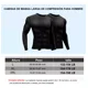 thumbnail image 3 of Playera Licra Deportiva Hombre Manga Larga Compresión 2 Pzs, 3 of 8