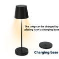 thumbnail image 2 of yeacher Lampe de Bureau LED Moderne à Commande Tactile avec Luminosité et Couleur Réglables, Rechargeable par USB, Batterie 2000mAh, Options Lumière Neutre/blanche/chaude, Construction en Alliage d'Aluminium et ABS, 2 of 6