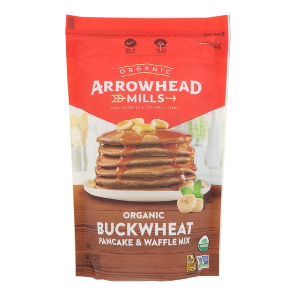 Arrowhead Mills - Pancake Mix Buckwheat - Case of 6-22 OZ