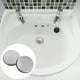 thumbnail image 4 of 35mm Press Bounce Basin Pop-up Drain Filter Stainless Steel Bathroom Shower Sink Filter Plug Hair Extension Bath Plug Bathroom, 4 of 11