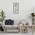 thumbnail image 4 of Stupell Industries Transitional Blooming Blue Poppy Black Framed Giclee Art, 10 x 24, by Elizabeth Medley, 4 of 8