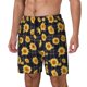 thumbnail image 1 of Fotbe Royal Blue Plaid Sunflower Traje de Baño para Hombre – Shorts de Natación de Secado Rápido con Forro y Bolsillos-Medium, 1 of 6