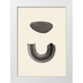 thumbnail image 1 of Uppsala Studio 24x32 White Modern Wood Framed Museum Art Print Titled - Arch and Stone, 1 of 4