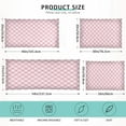 thumbnail image 3 of Pink Plaid Gingham Texture Body Pillow Cover with Zipper, Soft and Cozy Fuzzy Fleece Body Pillow Case Cover 21 x 54 in, Plush Long Body Pillow Pillowcase for Fall and Winter Home Decor Gifts, 3 of 7