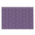thumbnail image 1 of Purple Paisley Cutting Board, Monochrome Design Graphic with Floral Motif Damask Print, Decorative Tempered Glass Cutting and Serving Board, in 3 Sizes, by Ambesonne, 1 of 2