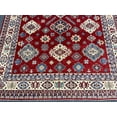 thumbnail image 4 of Red 9x12 Kazak Hand knotted Wool Rug # 14484, 4 of 11