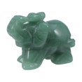 thumbnail image 1 of Adornos de jade con forma de elefante, artesanías de Feng Shui para el hogar, adornos de jade tallados para regalos (jade Dongling de 3,8 cm), 1 of 5