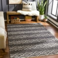 thumbnail image 2 of Surya Santa Barbara SBB-2308 72x108" Rectangle Fabric Area Rug in Black, 2 of 7