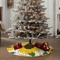 thumbnail image 6 of Kll Sunflowers Christmas Tree Skirt 30",Party Decorations Farmhouse For Christmas Decorations Holiday Party, 6 of 8