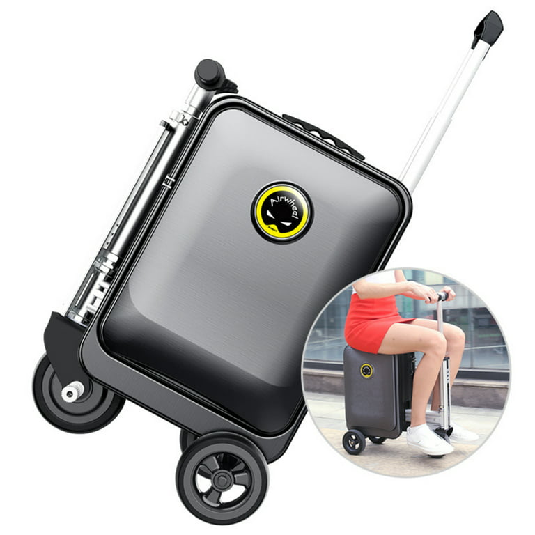 Airwheel SE3MiniT Black 20inch Smart Rideable Suitcase Electric Luggage  Scooter