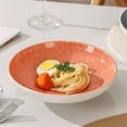 thumbnail image 4 of European Japanese American Household Soup Plate Deep Plate Ceramic Plate Glazed Porcelain Salad Plate Deep Plate, 4 of 10