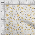 thumbnail image 1 of oneOone Cotton Cambric Fabric Honeycomb & Honey Bee Insect Print Sewing Fabric BTY 56 Inch Wide, 1 of 1