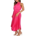 thumbnail image 3 of Fashionable Sleeveless Midi Dress for Women in Solid Color, 3 of 5