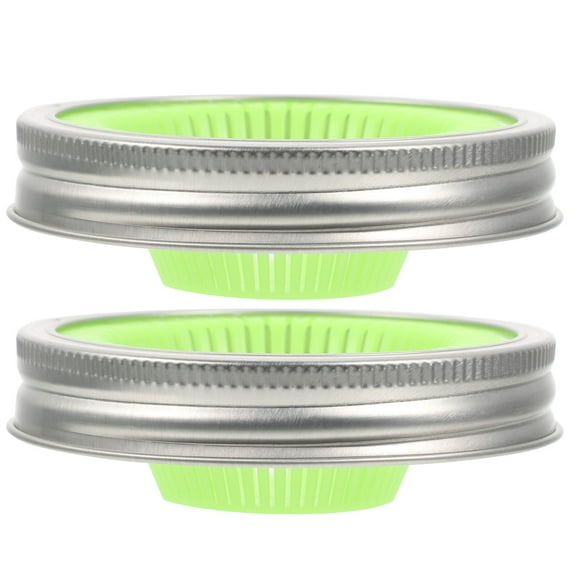 GOOHOCHY 2Pcs Sprouting Lids for Jars Reusable with Mesh Filter for Kitchen Use
