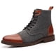 thumbnail image 1 of Botas de vestir para hombre, botas Chelsea para hombre, botines Chukka de cuero con cordones, elegantes y cómodos, con bloques de color., 1 of 5