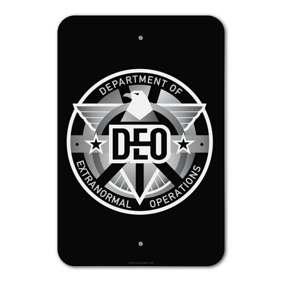 Supergirl TV Series DEO Department of Extranormal Operations Emblem Home Business Office Sign