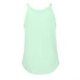 thumbnail image 3 of MRULIC tank top for women Women's Solid Color Slim Fit O Neck Halter T-Shirt Top Vests Tank Sleeveless Blouse Womens tank tops Green + L, 3 of 9
