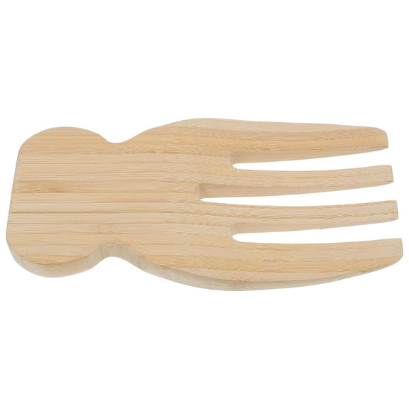 WORGEOUS Acacia Wood Salad Tongs Salad Serving Hands Acacia Salad Hands Wooden Salad Spoon for Salad Serving Supplies