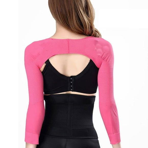 BYHONG Women's Long Sleeve Open Front Bolero Crop Top Cardigan Pink L