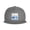 Gray, variant on Flat Bill Visor Classic Snapback Hat Chicagoan City Flag Art Adjustable Baseball Cap for Men Women Black