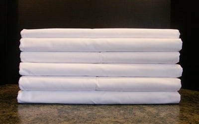 12 king size white fitted sheets 78x80x12 percale hotel T250 series deep pocket 