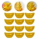 thumbnail image 3 of 12 piezas de adorno de escritorio de plástico de juguete de lingote de oro simulado para decoración (dorado), 3 of 5