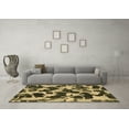 thumbnail image 3 of Ahgly Company Indoor Rectangle Abstract Brown Modern Area Rugs, 6' x 9', 3 of 4