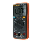 AN8000 Digital Multimeter Backlight Ammeter Voltmeter Ohm Portable Meter Alligator Clip Jumper Wire Test Lead (Orange)
