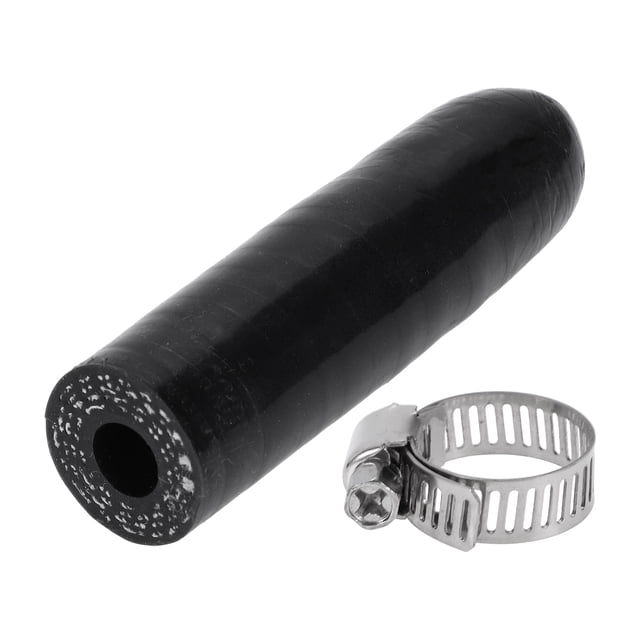 Tapa de extremo de manguera de silicona de poliéster de 25 mm y 4 capas para válvula de derivación de turbo de refrigerante, vacío de 5.5 mm, 60 mm, negro