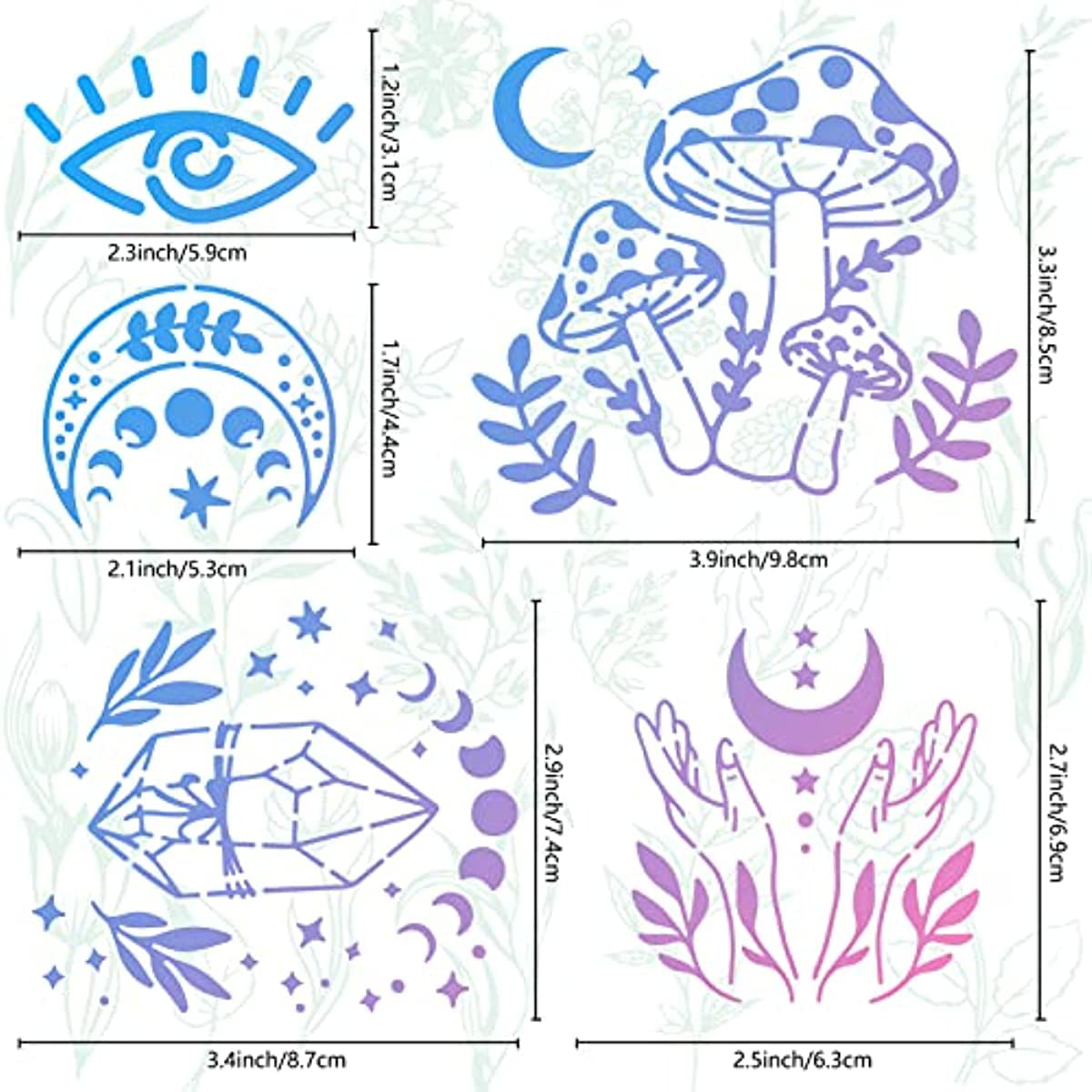 Wholesale GORGECRAFT 6.3 Inch Metal Runes Stencil Stainless Steel Wood  Burning Stencils and Patterns Reusable Templates Journal Tool for Painting  Engraving Crafts 