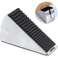 thumbnail image 1 of Adjustable Door Stopper - Heavy Duty Door Stop Wedge Stainless Steel Rubber Door Stoppers for Any Bottom of Door, 1 of 4