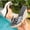 Black, variant on Women's Polka Dot Bow Clear Strap Wedge Espadrille Slide Sandals,Round Toe Open Toe Slip-On Platform Mules Black 5.5