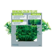 GloFish Java Moss Plant Aquarium Décor, Green Medium, Fluorescent Under Blue LED Light