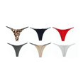 thumbnail image 4 of Braguita de bikini de color puro, 6 piezas, braguita de bikini de hilo elástico, braguita de bikini de hilo deportivo, materiales de la mejor calidad, 4 of 9