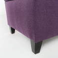 thumbnail image 6 of GDF Studio Heathbrooke Contemporary Tufted Storage Ottoman, Purple and Dark Brown, 6 of 11