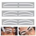 thumbnail image 4 of Visland 1 Set Eyebrow Stencil Sticker 3 Styles Disposable Brow Shaping Mapping Guide Card Eyebrow Airbrush Tattoo Auxiliary Template Tinting Sticker, 4 of 7